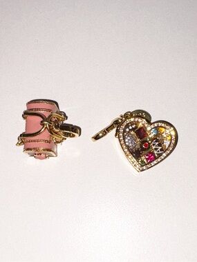 Vintage Juicy Couture Heart and Dog Charm